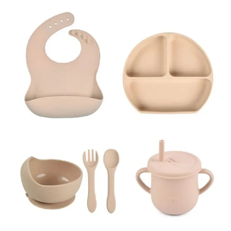 SET DE VAJILLA INFANTIL SILICONA