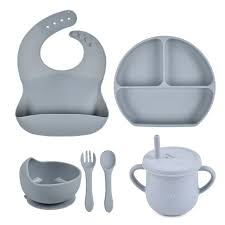 SET DE VAJILLA INFANTIL SILICONA