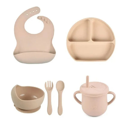 SET DE VAJILLA INFANTIL SILICONA