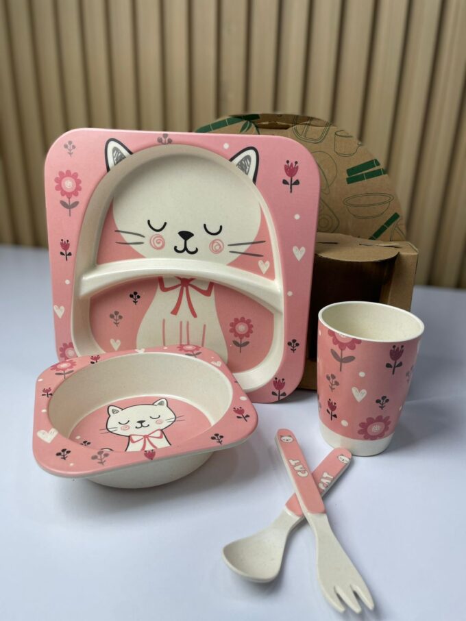 VAJILLA PARA BEBES BAMBU